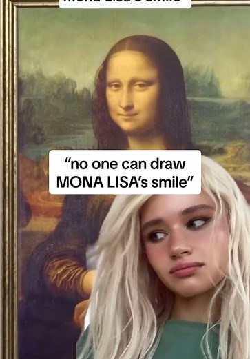 apparently no one can draw Mona Lisa’s smile 🤔 how did it turn out? #art #drawing #challenge #monalisa
