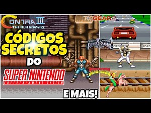 CÓDIGOS SECRETOS Do Super Nintendo! Você Lembra?