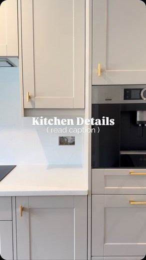 Mari Parsons on Instagram: "Our WREN kitchen @wrenkitchens details … Classic Shaker Style in cashmere Matt Capri Quartz Worktops, Splashback & Window Sills Mira Handle Bars and Knobs I’ve had so much love on my kitchen already & it hasn’t gone unnoticed, I’m so glad you love it as much as I do. I get a lot of questions about these bits of the kitchen, so l thought I would put it all in a short reel. All the hours, and I mean hours, spent making decisions on the kitchen were worth it. Now it’s he