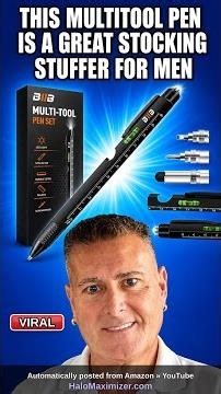 This Multitool Pen is a Great Stocking Stuffer for Men #Shorts