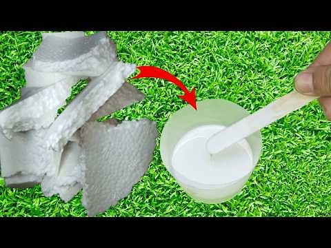 Comment faire la COLLE ULTRA-RÉSISTANTE pour le fer, le plastique, le bois et la céramique