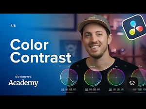 Discover Color Contrast — DaVinci Resolve Color Grading Academy 4/8 — MotionVFX