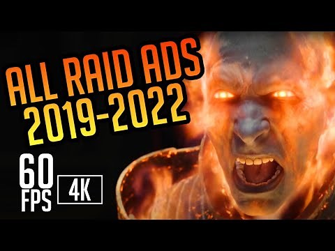 ALL RAID SHADOW LEGENDS ADS (2019 - 2022) in 60fps 4K #notsponsored