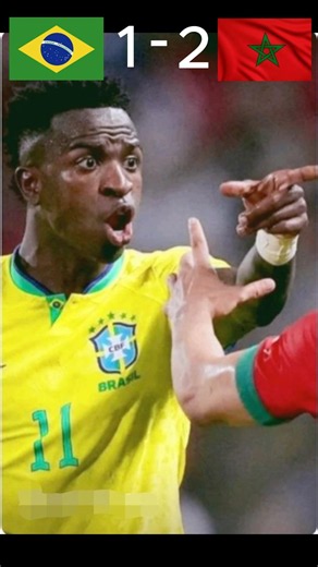 Brazil vs Morocco Highlights 🔥 | World Cup 2026 #Shorts #football