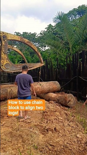 How to use chain block to align two logs?