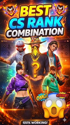 Free Fire Cs Ranked Best Skill Combination😱