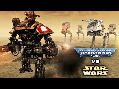 WARHAMMER 40K vs STAR WARS: Imperial Guard vs Galactic Empire - Men of War: Assault Squad 2 (4K)