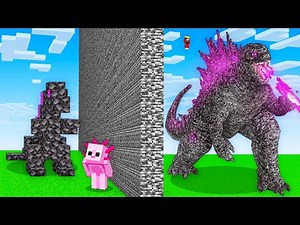 I Cheated With GODZILLA in Minecraft Build Battle!
