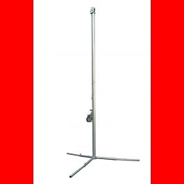 12' Steel Reinforced Frame Tent Jack with Easy Crank Handle