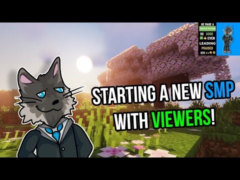 Starting a MINECRAFT SMP!! (VIEWERS CAN JOIN) (JAVA) Pt.2.1