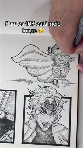 Quem sou eu? #desenho #Anime #scketchbook #hachura #viraliza