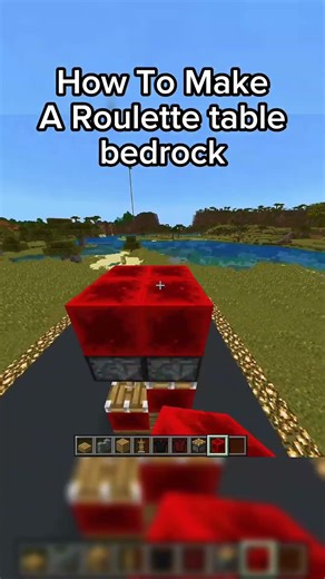 how to make a roulette table #minecraft #minecraftbeauty #gaming #minecraftrealistic #minecrafthumor