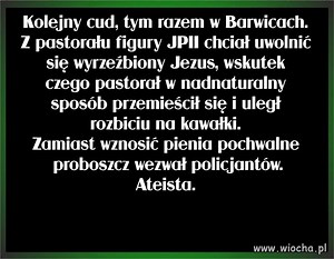 Wiara czyni czuba ...