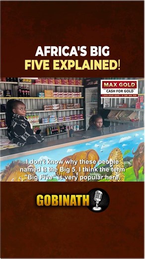 Why Is This Shop Called "Big Five" ? 🤔 | Kenya Vlog | Gobinath #shorts