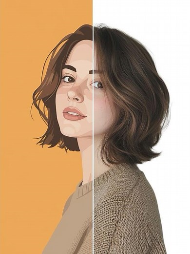 Google Nano Banana & Adobe Illustrator - Tutorial on creating vector art portraits #ducthangds