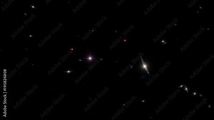 Galaxies Deep Field From Black