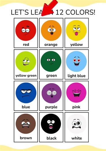 Color for kids ｜英語で色を学んでみよう🌈 ✨English x Color psychology x Kids learning (英語 x 色彩心理 x 子どもの学び) ✨Printable worksheets available. (ワークシート販売中) #learnontiktok #learncolors #englishforkids #子ども英語 #英語教室