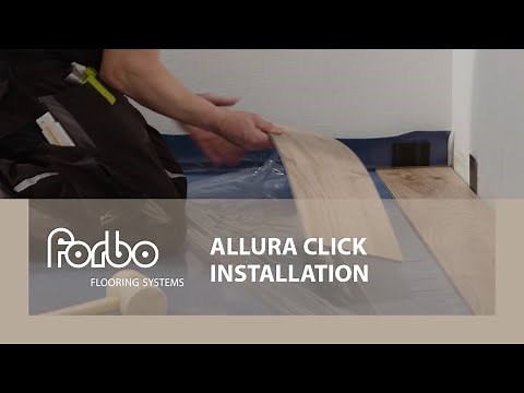 Allura Click installation | Forbo Flooring Systems