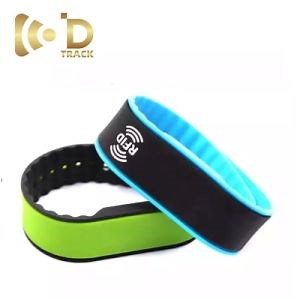 [Hot Item] Colorful Waterproof 13.56MHz RFID Silicone Wristbands Social Media NFC Wristband Smart Bracelet