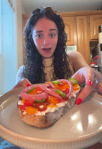 Delicious Hyperfixation Breakfast: Sourdough and Cream Cheese
