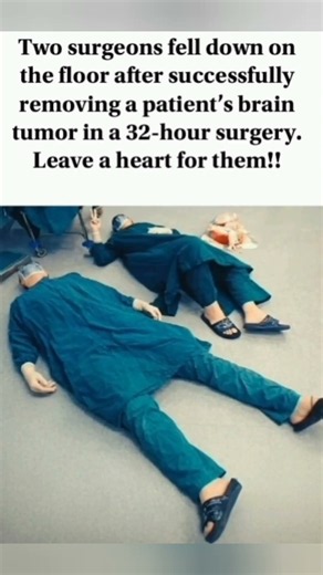 32 Hours, Incredible Dedication ❤️ #Surgeons #BrainTumor #MedicalHeroes #Respect