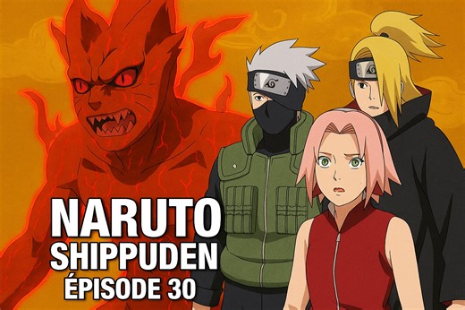 [ EP 30 ] Naruto Shippuden épisode 30 complet sans générique ! NB : Chaque jour, un épisode complet de Naruto Shippuden en HD. Delor Fox Titre : Un héritage précieux Première diffusion : 4 octobre 2007 Résumé 🌀 Après la fin du combat contre Sasori, Sakura et Chiyo retrouvent Naruto et Kakashi, épuisés mais déterminés à sauver Gaara. Chiyo, blessée, prend la décision de sacrifier sa propre vie pour ressusciter le Kazekage, utilisant sa technique ultime : le Rebirth Jutsu. Naruto, bouleversé, com
