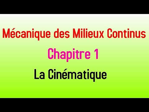 Continuous Media Mechanics: Chapter 1-(part 1)