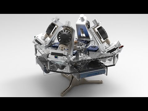 Variable Speed Control Moment Gyroscope Test Setup