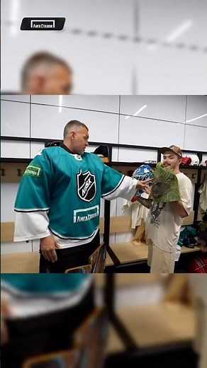 ARTEM DZYUBA became a hockey GOALIE!🤯