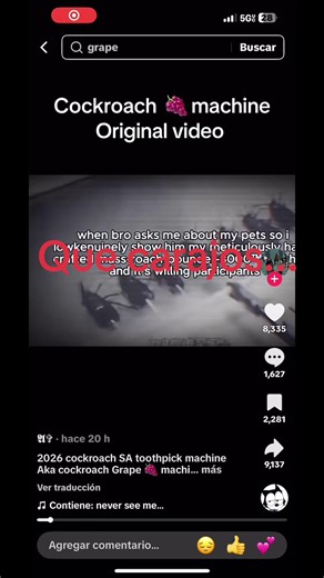 Nash (@nash32632)’s video of cockroach trap machine grape original video