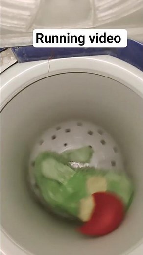 Washing machine running video 📷 exprement #washingmachine #washing #running #video