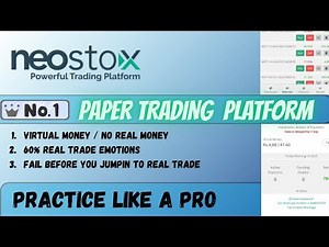 📊 NeoStox Ultimate Paper Trading Platform| Almost Real Emotions.Profit &Loss |Better than Sensibull