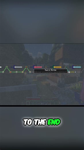 Unlocking Minecraft's ULTIMATE Master Sword: Nether & End Quest! #shorts