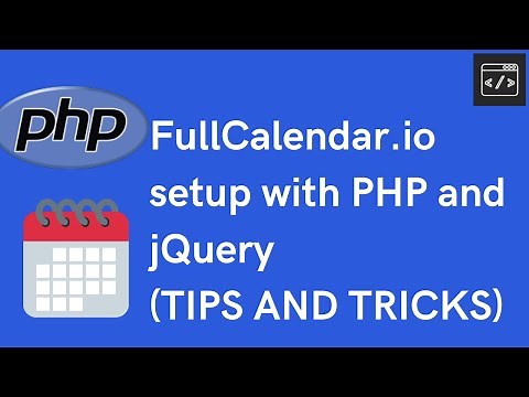 Adding a calendar to your website using Full calendar.io - How To