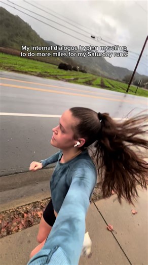 Guys, I did 8 miles in the pouring rain. So brave. 🫠 #runnergirl #runtok #runningmotivation #saturdayrun #longrun