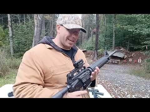 Red Dot on top of Retro AR-15 Carry Handle