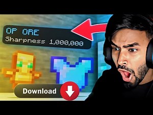 Minecraft But Ore Drops OP Items! (PE 1.21+)