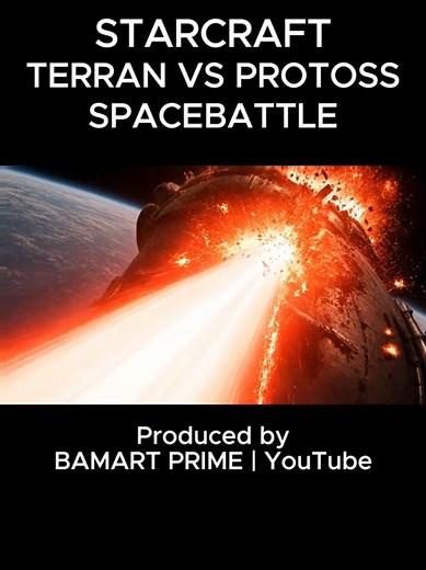 STARCRAFT TERRAN VS PROTOSS SPACEBATTLE The fate of the elite Terran fleet, launched to stand against the Protoss armada and save Mar Sara from annihilation… #BAMART #BAMARTPRIME #STARCRAFT