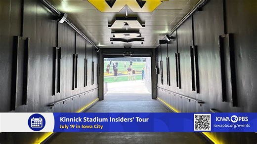 🌟 Dive into the history of Kinnick Stadium in Iowa City with an exclusive insider's tour on July 19 hosted by Scott Siepker, producer of Kinnick: The Documentary. Pledge $150 to Friends of Iowa PBS and snag your tour ticket as a thank-you gift! https://bit.ly/3wcSOKc | Iowa PBS