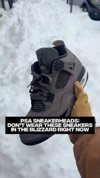 Breaking down what sneakers should never be worn in the snow #complexnews