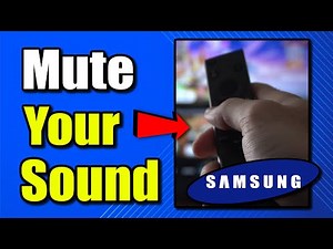 How to MUTE your TV with Remote on Samsung TV (Best Method)