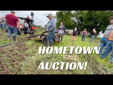 AUCTION TIME! Trackloader, Tractors, Dump Trailer.....