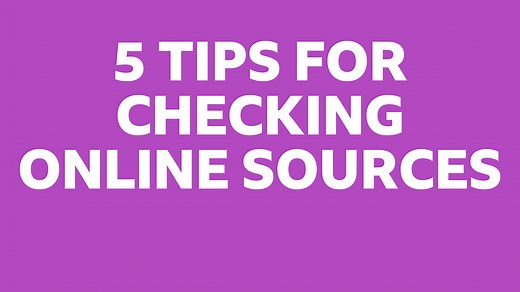 Checking online sources when doing coursework - BBC Bitesize