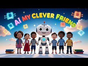 "AI, My Clever Friend 🤖 | Fun Kids Poem About Robots & Learning"
