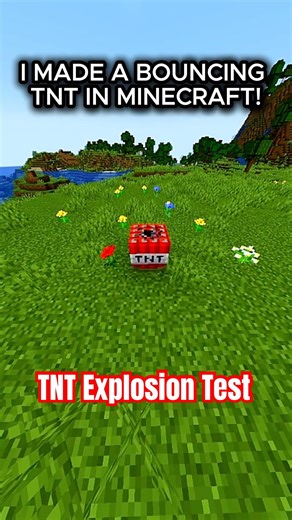 THE WEIRDEST TNT: SLIME TNT! #minecraftshorts