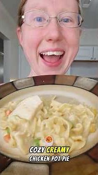 Chicken Pot Pie Pasta Recipe! 😍