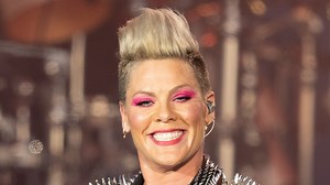 Watch the moment Pink is left stunned as fan throws dead mum's ashes on stage