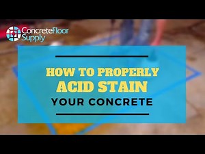 Step 2. How to Properly Apply Acid Stain to Your Concrete Floors