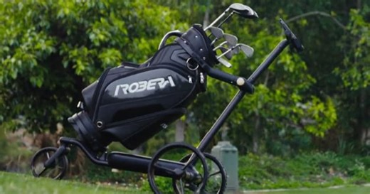 AI-powered golf caddie lugs your clubs and follows you from hole to hole