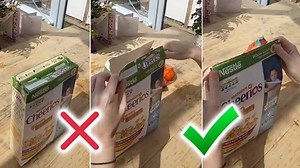 Cereal box folding hack: How to do the viral trend & close it properly